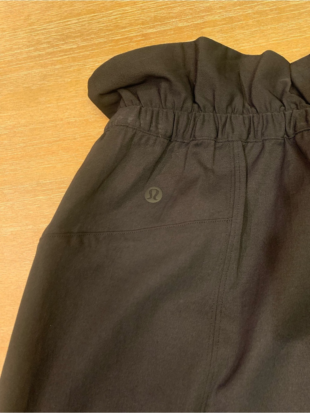 lululemon athletica Black Paperbag Waist  Skirt